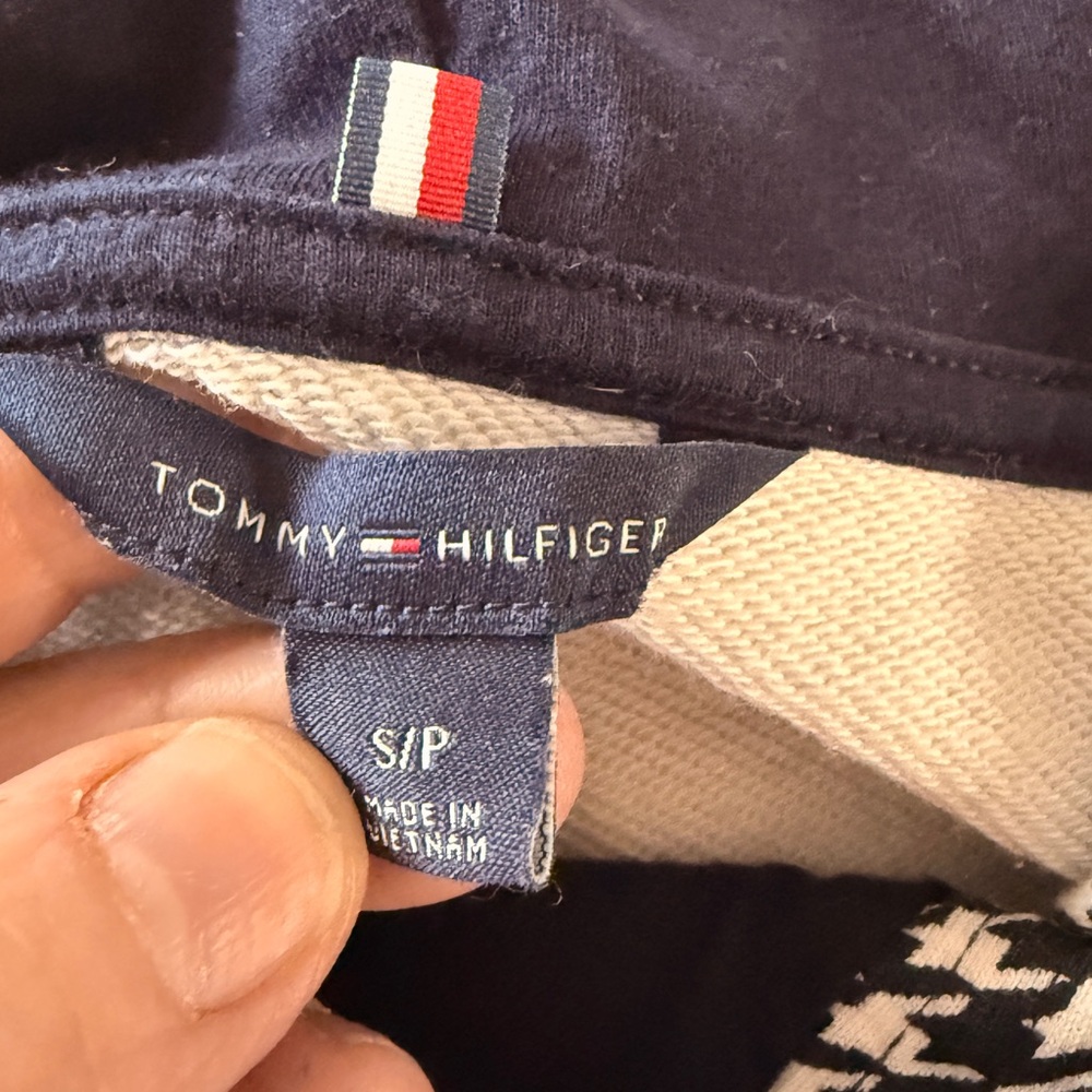 Tommy Hilfiger Houndstooth Hoodie Size Small - Picture 11 of 14